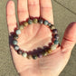 Stone Cache Gemstone Chunky Bracelet "Sapphire"