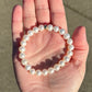 Stone Cache Gemstone Chunky Bracelet "Freshwater Pearl"