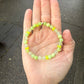 Stone Cache Gemstone Mini Bracelet "Limeade"