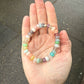 Stone Cache Gemstone Chunky Bracelet "Pastel Whimsy"