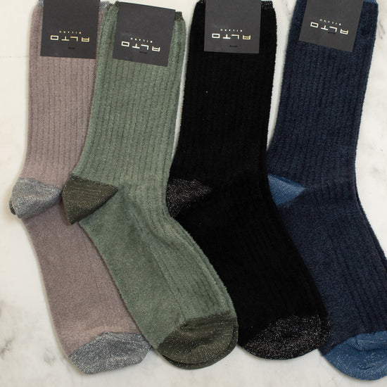 Alto Milano Soft Chenille Socks