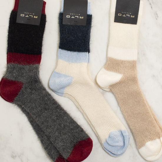 Alto Milano Mohair/Wool Cozy Socks