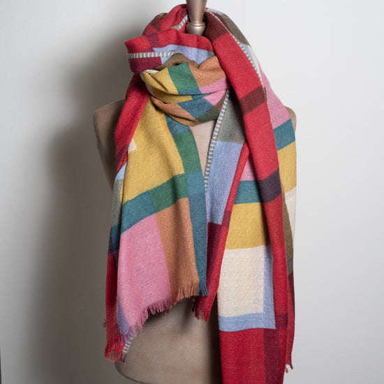 Épice Check 5 Stole/Scarf (fiesta)