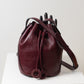 Il Bisonte Small Bucket Bag (black cherry)