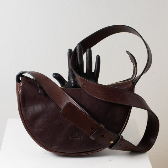 Il Bisonte Mini Hobo (dark chocolate)