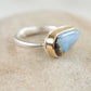 Jamie Joseph Small Asymmetrical Boulder Opal Ring