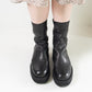 Pantanetti Chunky Mid Calf Boot (black)