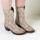 Pantanetti Western Boot (printed leather)