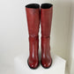 Pantanetti Tall Boot (rich vermillion) ON SALE!