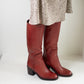 Pantanetti Tall Boot (rich vermillion)