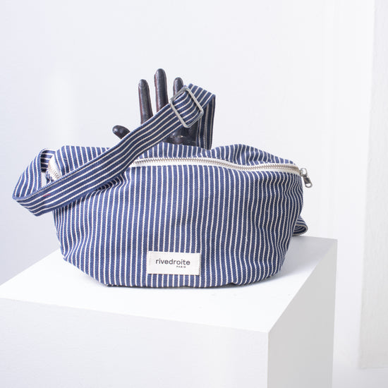 Rivedroite Fanny Pack "Custine" (dark cotton stripe)