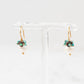 River Song Cultured Pearl w/Flower Drop Earrings