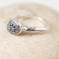 Rosa Maria "Bliss" Silver Ring w/Blue Sapphires & Diamonds