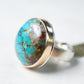 Jamie Joseph  Round Kingman Turquoise Ring