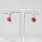 Variance Objects Mexican Fire Opal 14K Gold Hook Earrings