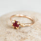 Variance Tanzanian Ruby and 14K Gold Ring