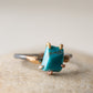 Variance Objects Turquoise Ring w/Gold Setting & Oxidized Silver Band